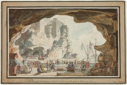 View of the Grotta di Palazzo with Banquet