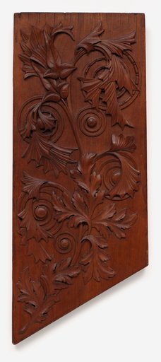 Staircase panel from the Benjamin Lindauer House, Chicago, Illinois