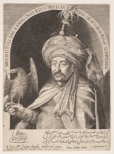 Mechti Kuli Beg (Mehdi Quli Beg), Persian Ambassador in Prague
