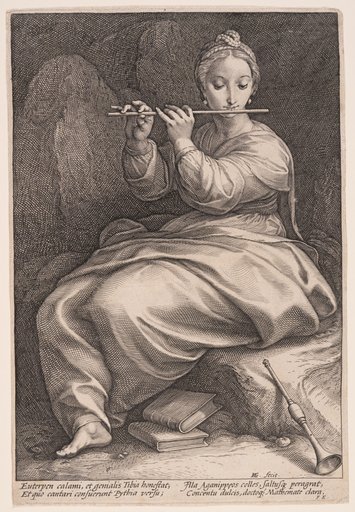 Euterpe, The Muse of Music, from The Nine Muses
