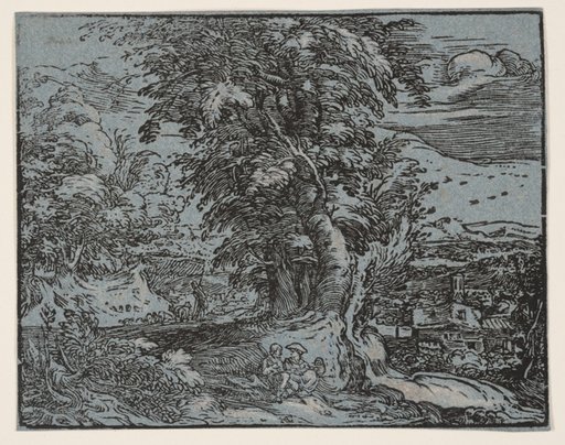 Landscape with a Shepherd Couple