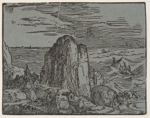 Cliff on a Seashore