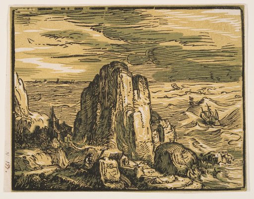 Cliff on a Seashore