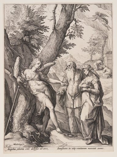 Angel with Manoah and His Wife