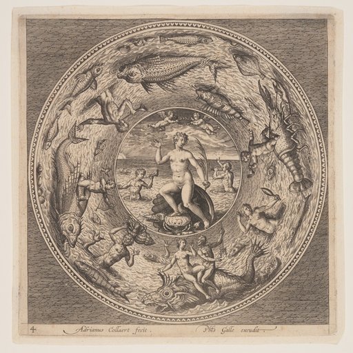 Galathea, from a Set of Designs for Plates (Fonds de Coupe)