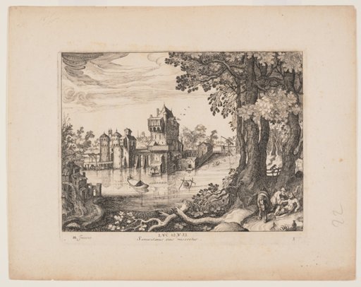 The Samaritan Finding the Man, from Landscapes with the Story of the Good Samaritan