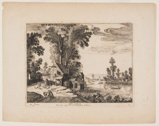 The Samaritan Approaches the Inn, from Landscapes with the Story of the Good Samaritan