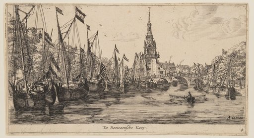 De Roowaensche Kaey, from Views of Amsterdam
