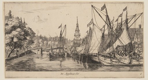 De Appelmarckt, from Views of Amsterdam