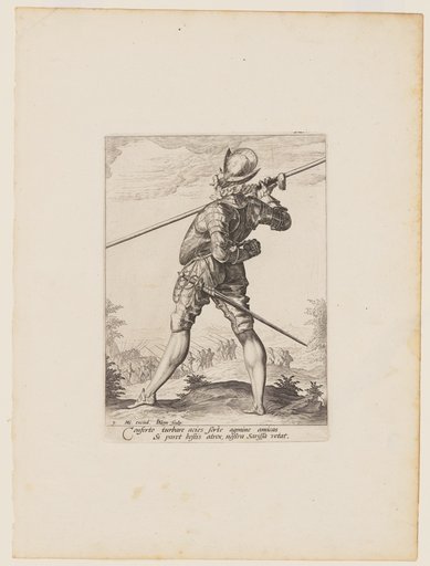 Pikeman, from Officers and Soldiers of the Bodyguard of Emperor Rudolph II