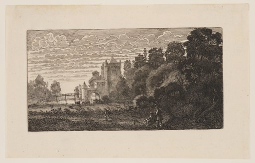 The ‘Spaernwouder’ or ‘Amsterdamsche Poort’ at Haarlem, from Six Landscapes