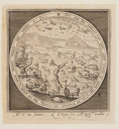 Fifth Day: The Creation of Birds and Fish, from The Creation to the Expulsion from Paradise