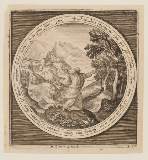 Third Day: The Creation of Land and Vegetation, from The Creation to the Expulsion from Paradise
