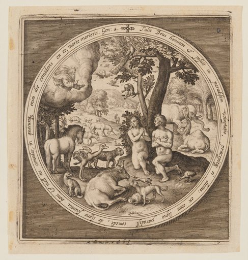 Adam and Eve in Paradise, from The Creation to the Expulsion from Paradise