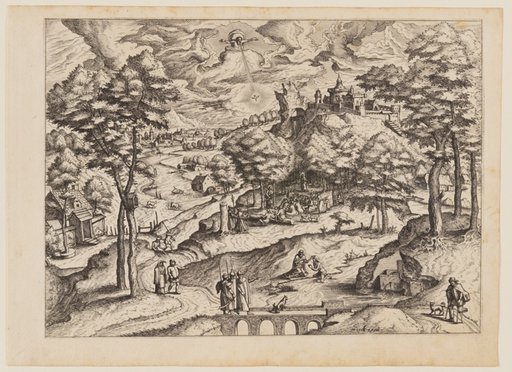 The Baptism of Christ, from Landscapes with Biblical Subjects and Saints