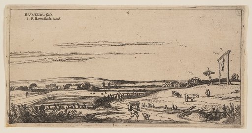 Landscape with Gallows (near Haarlem), from Landscapes