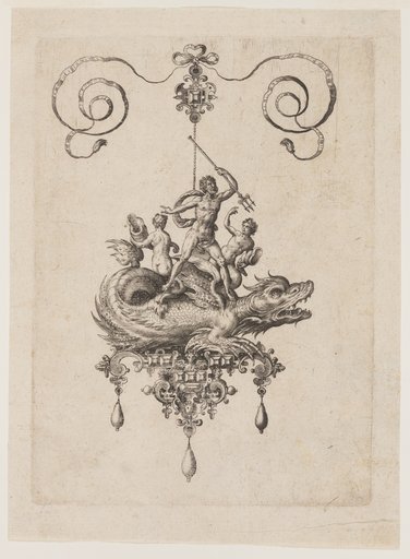 Designs for Pendants with Sea Monsters