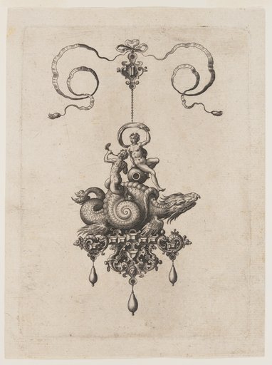 Designs for Pendants with Sea Monsters