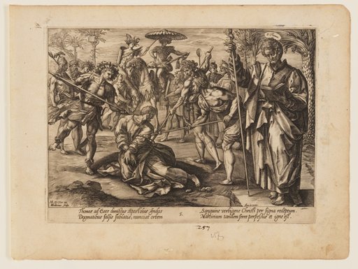 The Martyrdom of St Thomas, from The Martyrdom of Christ and the Apostles