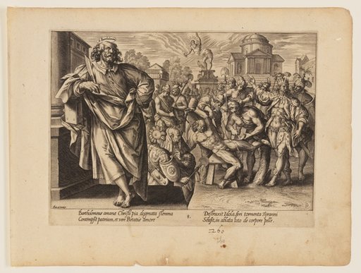 The Martyrdom of St Bartholomew, from The Martyrdom of Christ and the Apostles