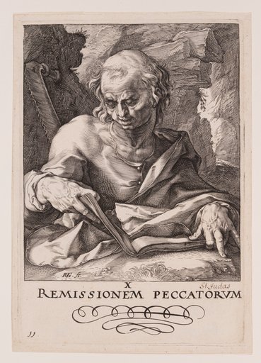 St Simon, from Christ, the Apostles and St Paul with the Creed
