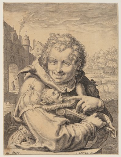 Fool Holding a Staff