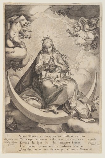 The Virgin and the Child on the Crescent