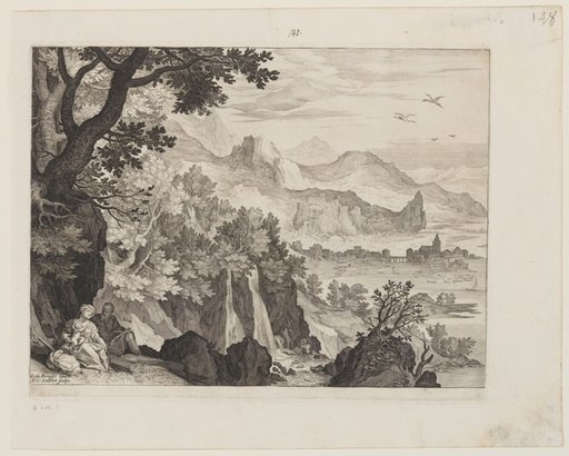 Mountainous Landscape with The Rest on the Flight into Egypt