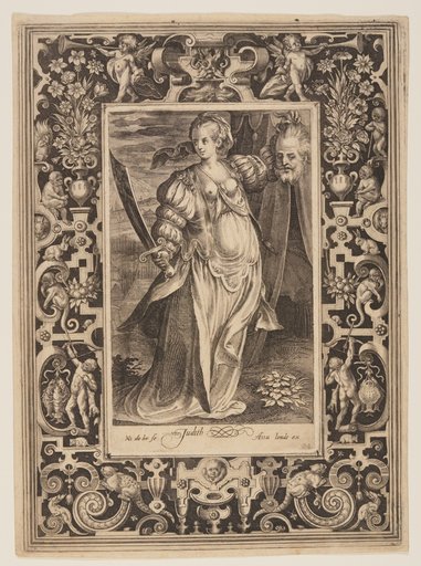 Judith, plate six from The Nine Worthies