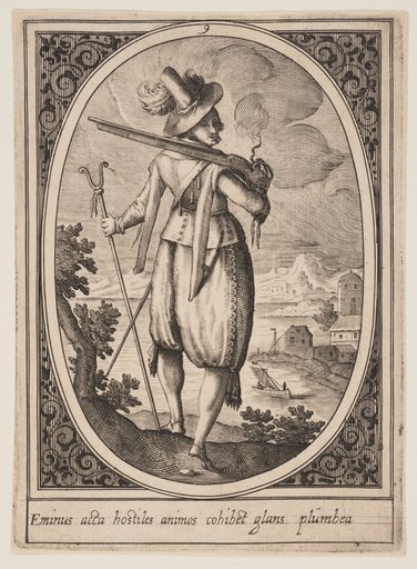 Plate 9 from Military Figures