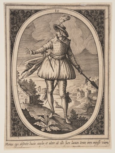 Plate 10 from Military Figures