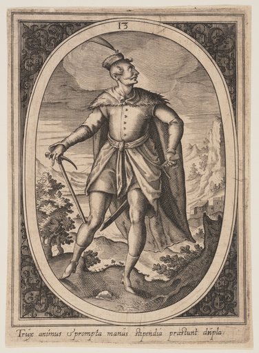 Plate 13 from Military Figures