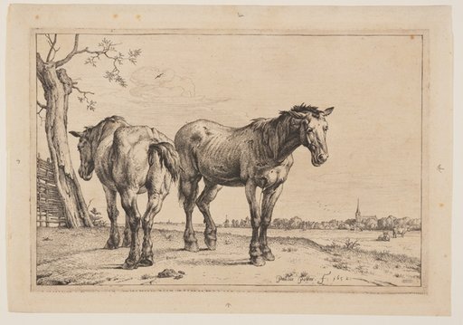 The Plough Horse, from Series of Horses