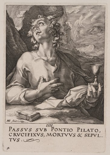 St John, from Christ, the Apostles and St Paul with the Creed