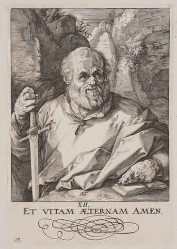 St Matthias, from Christ, the Apostles and St Paul with the Creed