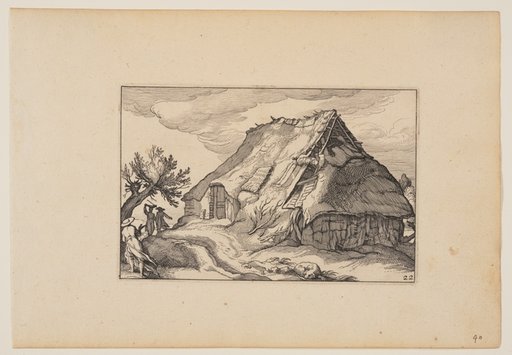 A Barn, from Landscapes (Verscheyden aerdige Lanthuysen...)