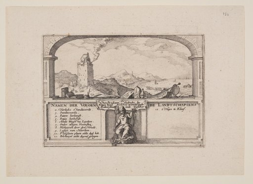 Beacon at Zandvoort, from Views in the Surroundings of Haarlem (Plaisante Plaetsen)