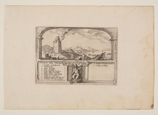 Beacon at Zandvoort, from Views in the Surroundings of Haarlem (Plaisante Plaetsen)