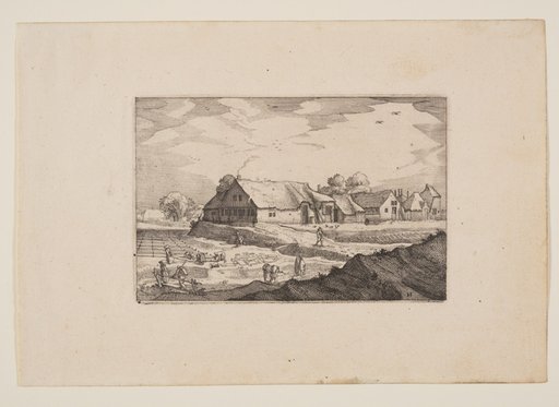 Farms and Bleaching-Fields, from Views in the Surroundings of Haarlem (Plaisante Plaetsen)