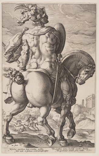 Titus Manlius on Horseback, from The Roman Heroes
