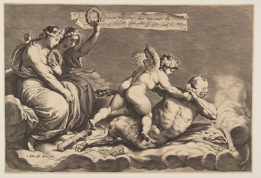 Cupid Taming Pan