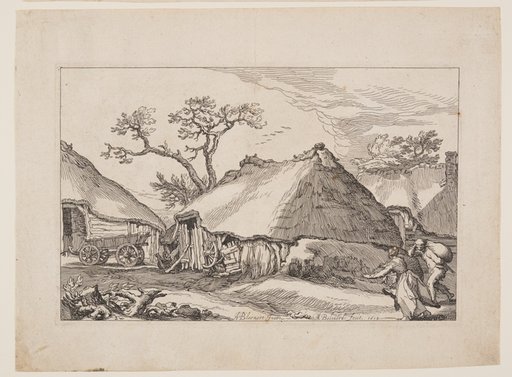Plate 2, from Landscapes with Farmhouses