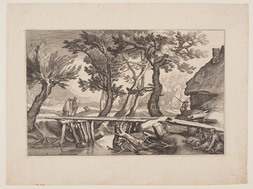 Plate 8, from Landscapes with Farmhouses
