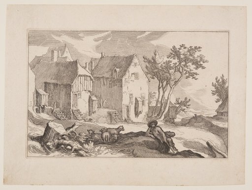 Plate 10, from Landscapes with Farmhouses
