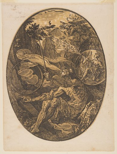 Demogorgon in the Cave of Eternity, from The Deities