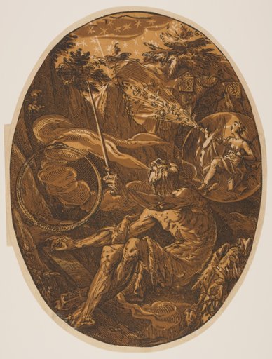 Demogorgon in the Cave of Eternity, from The Deities