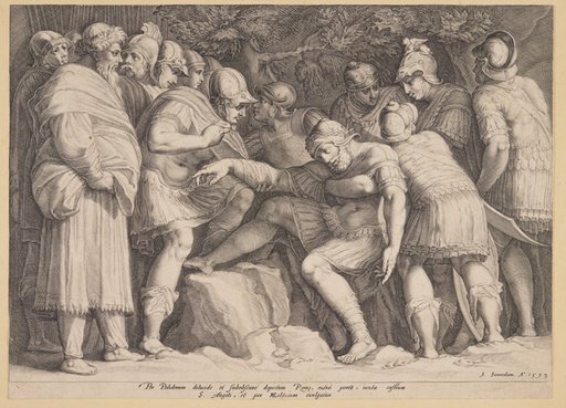 The Wounded Scipio Carried from Battle by his Sons