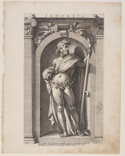 Saturnus (Saturn), from Eight Pagan Gods