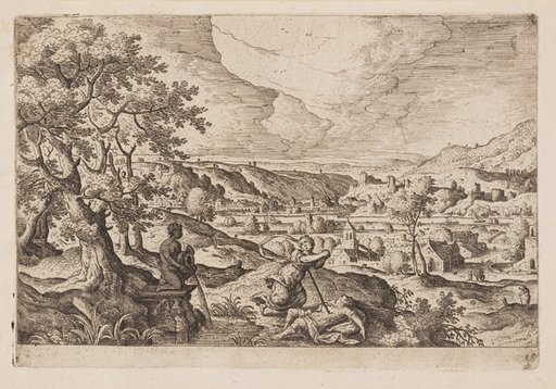Plate 19, from Landscapes with Scenes from the Old and New Testament and Ovid’s Metamorphoses