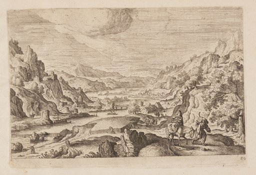 Plate 20, from Landscapes with Scenes from the Old and New Testament and Ovid’s Metamorphoses